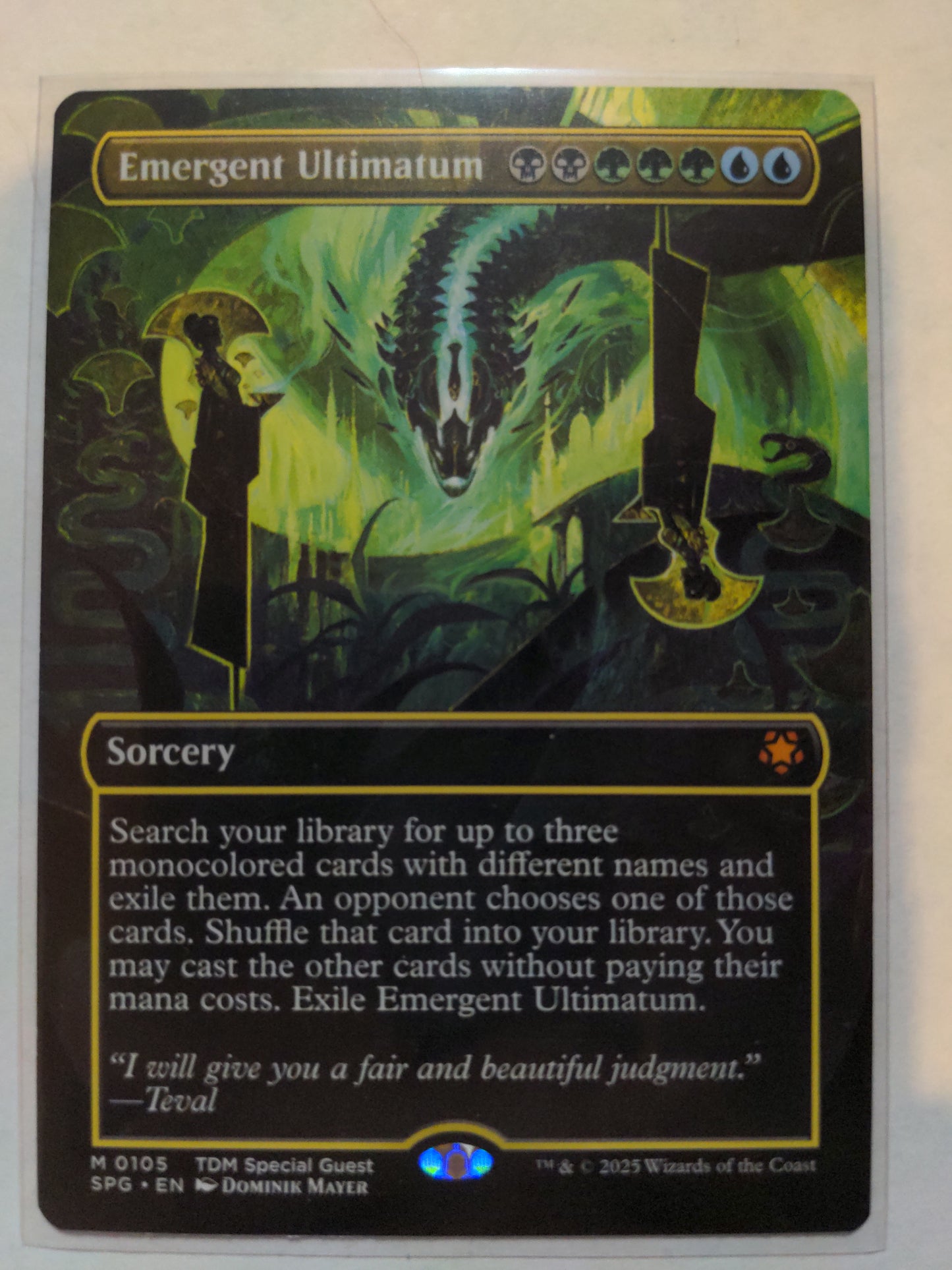 Emergent Ultimatum