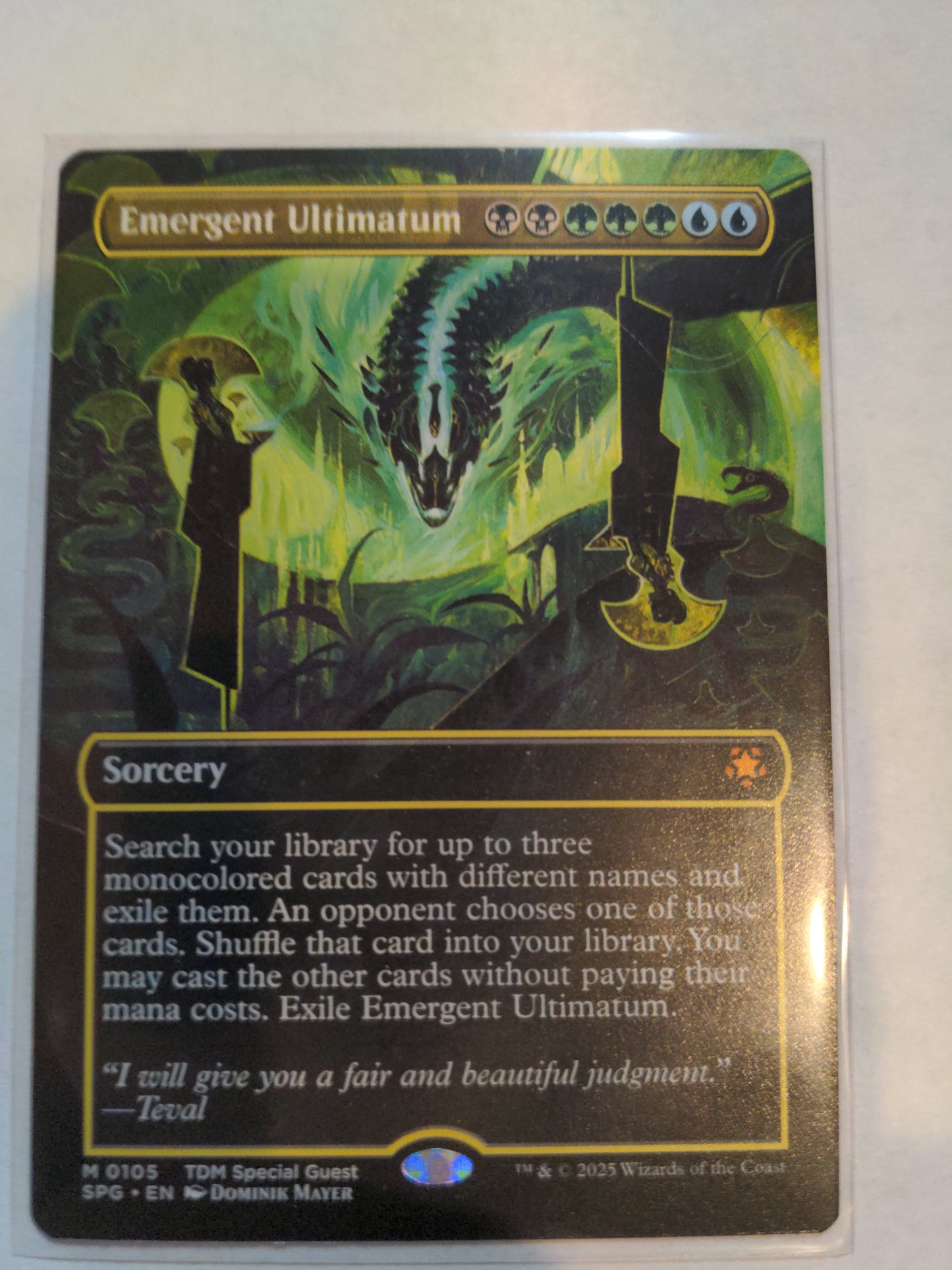 Emergent Ultimatum