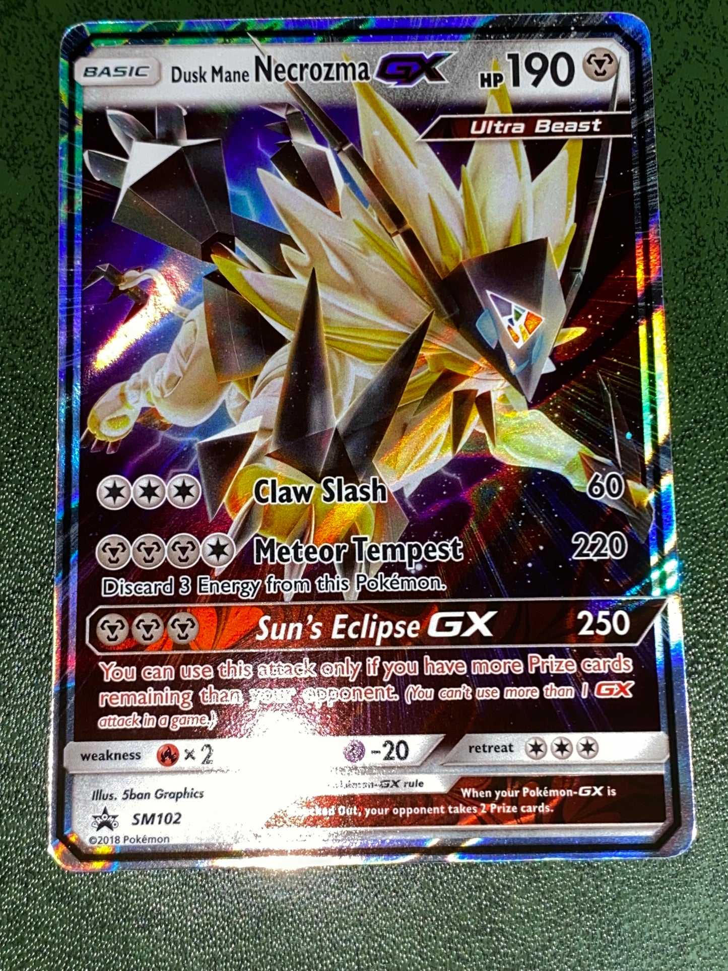 Dusk Mane Necrozma-Gx