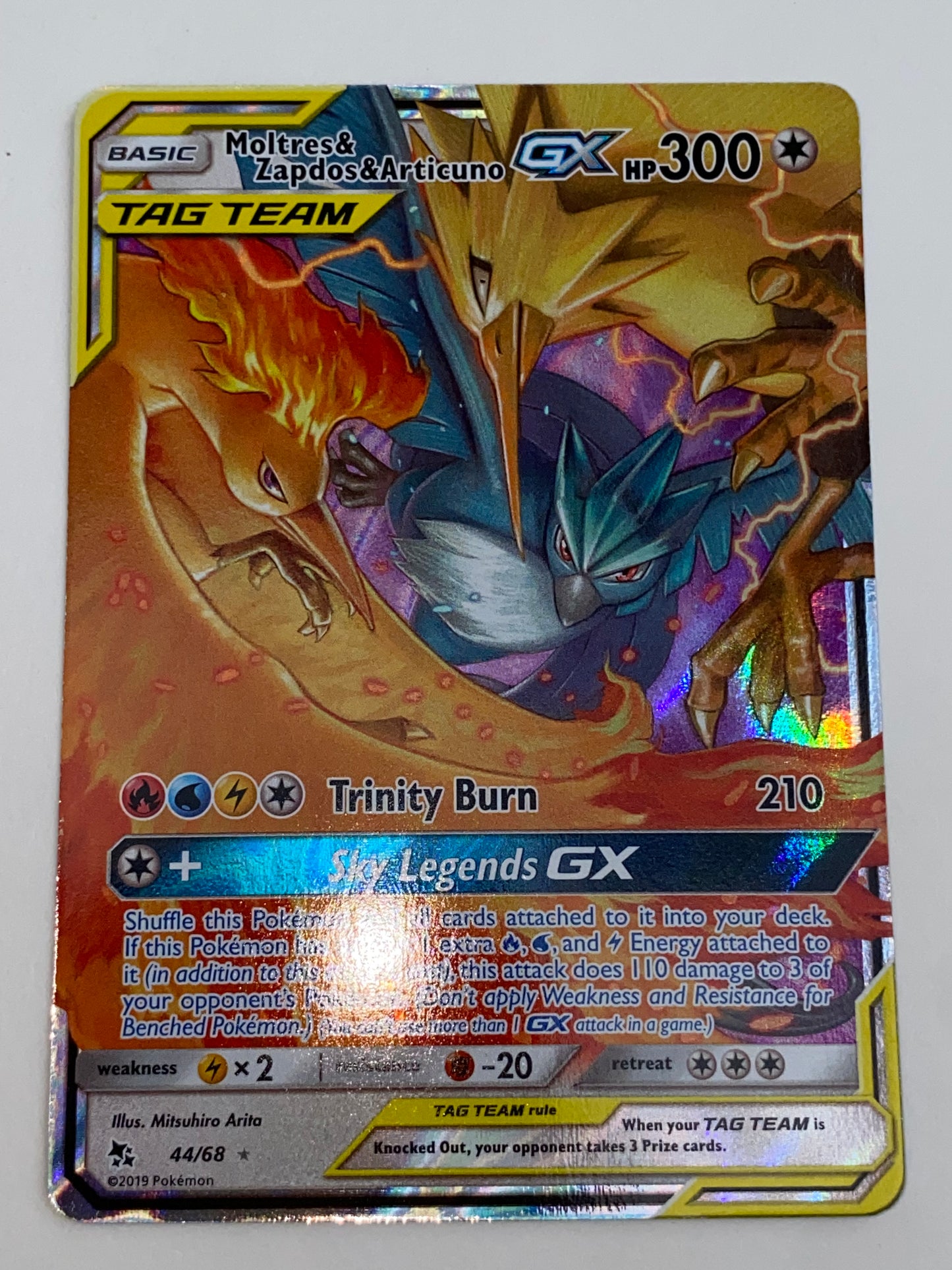 Moltres & Zapdos & Articuno Gx
