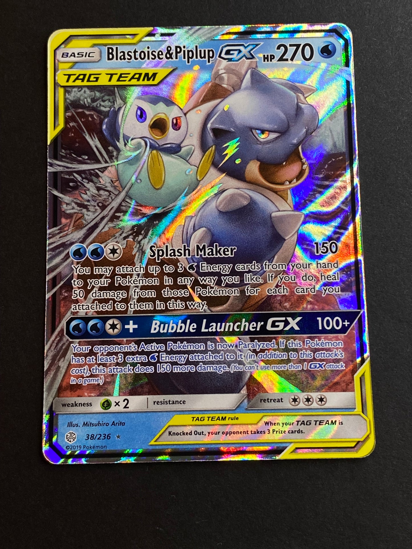 Blastoise & Piplup Gx