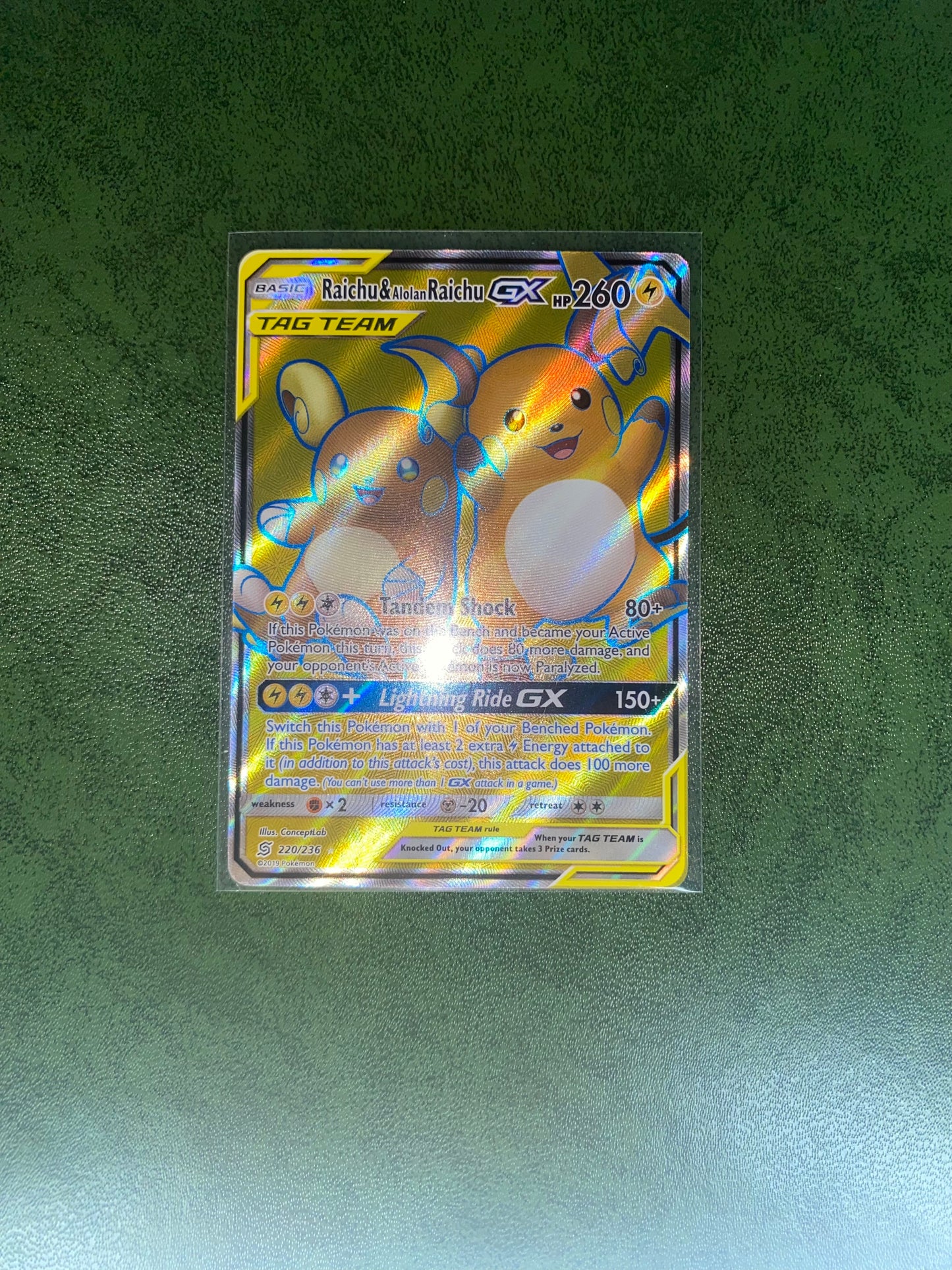 Raichu & Alolan Raichu Gx