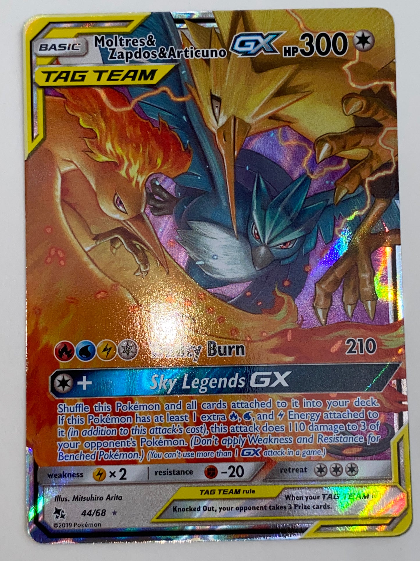 Moltres & Zapdos & Articuno Gx