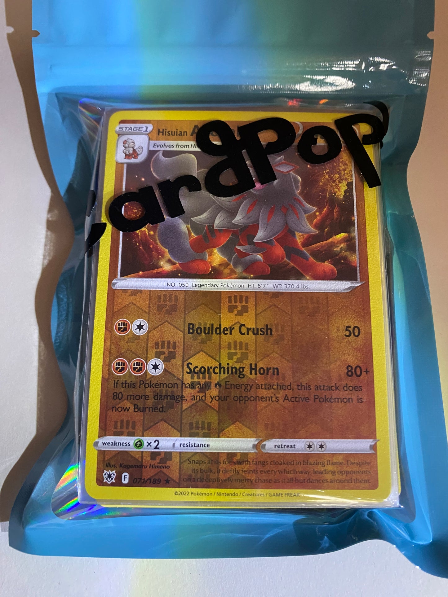Pokémon: Booster Bundle Bulk Lot Repack - English Only - Rares, Foils, Holofoils 60 Cards