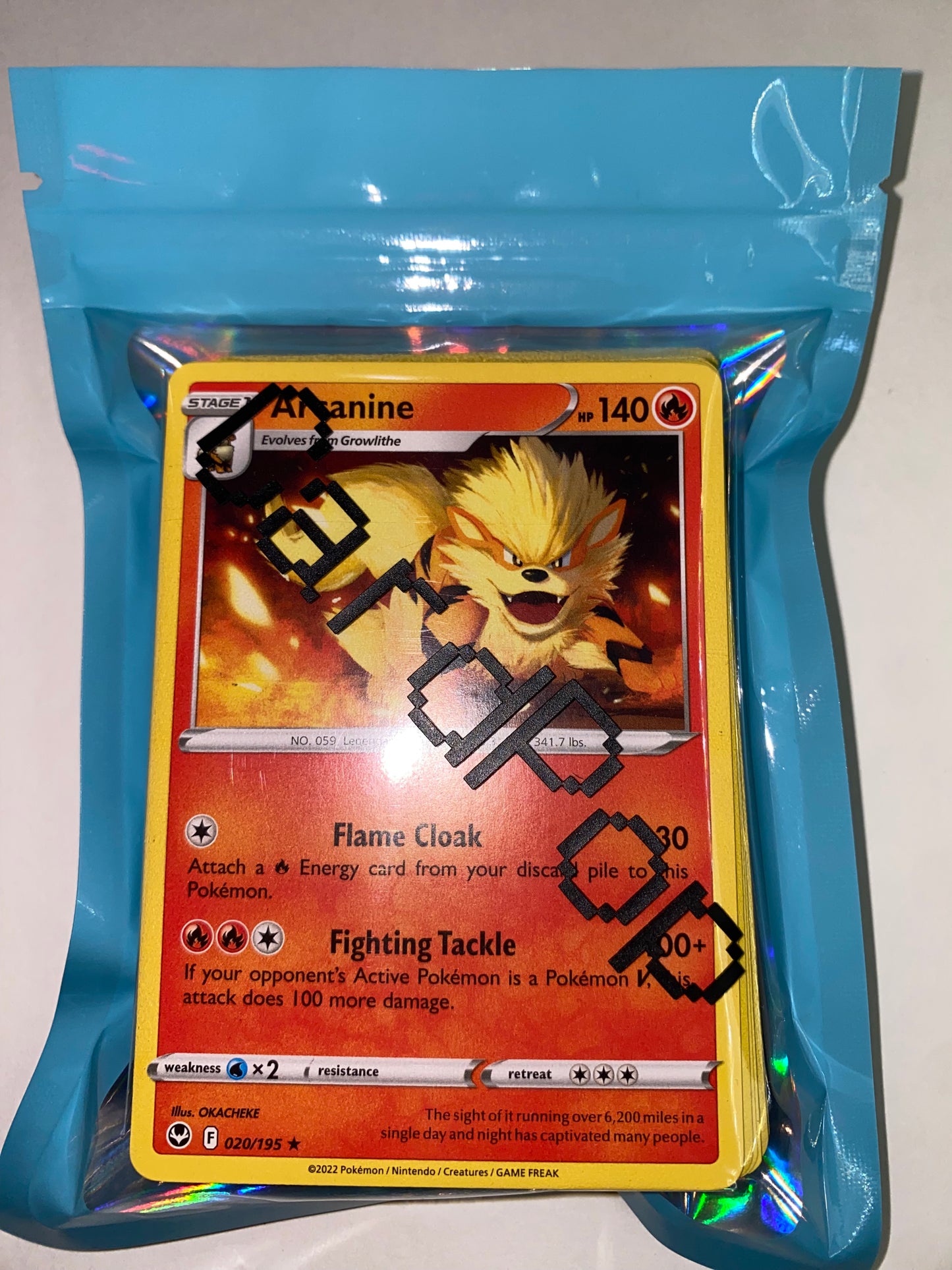 Pokémon: Booster Bundle Bulk Lot Repack - English Only - Rares, Foils, Holofoils 60 Cards