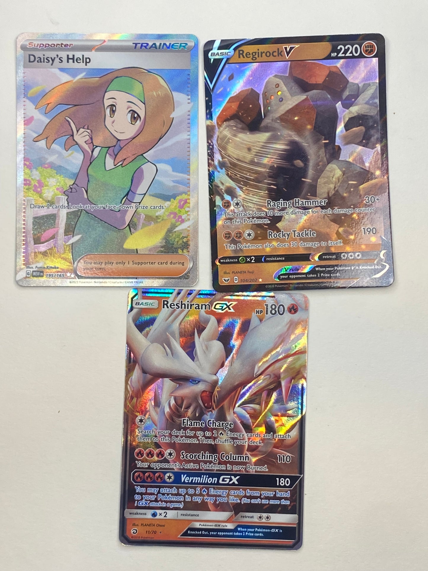 Pokemon Card Lot 14 Cards - Dragon Majesty, Sword & Shield (Base), 151, Lost Origin, Cosmic Eclipse, Astral Radiance, Shrouded Fable - Nearmint to Light Play