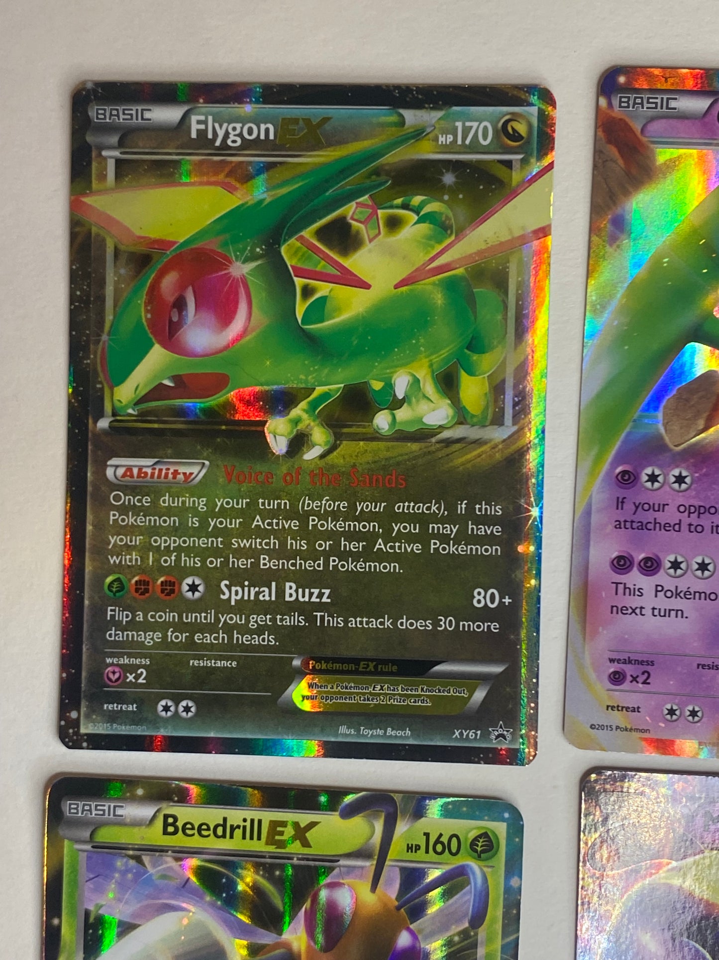 Pokemon TCG Card Lot - 7 Cards - XY Promo - EX Holographic - Nearmint to Light Play