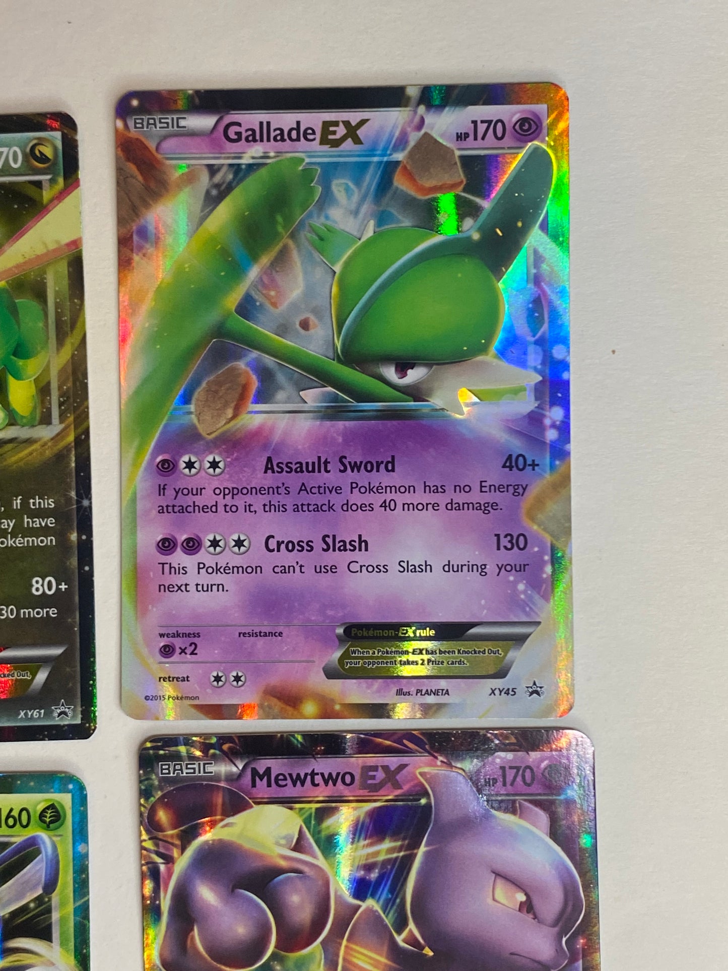 Pokemon TCG Card Lot - 7 Cards - XY Promo - EX Holographic - Nearmint to Light Play