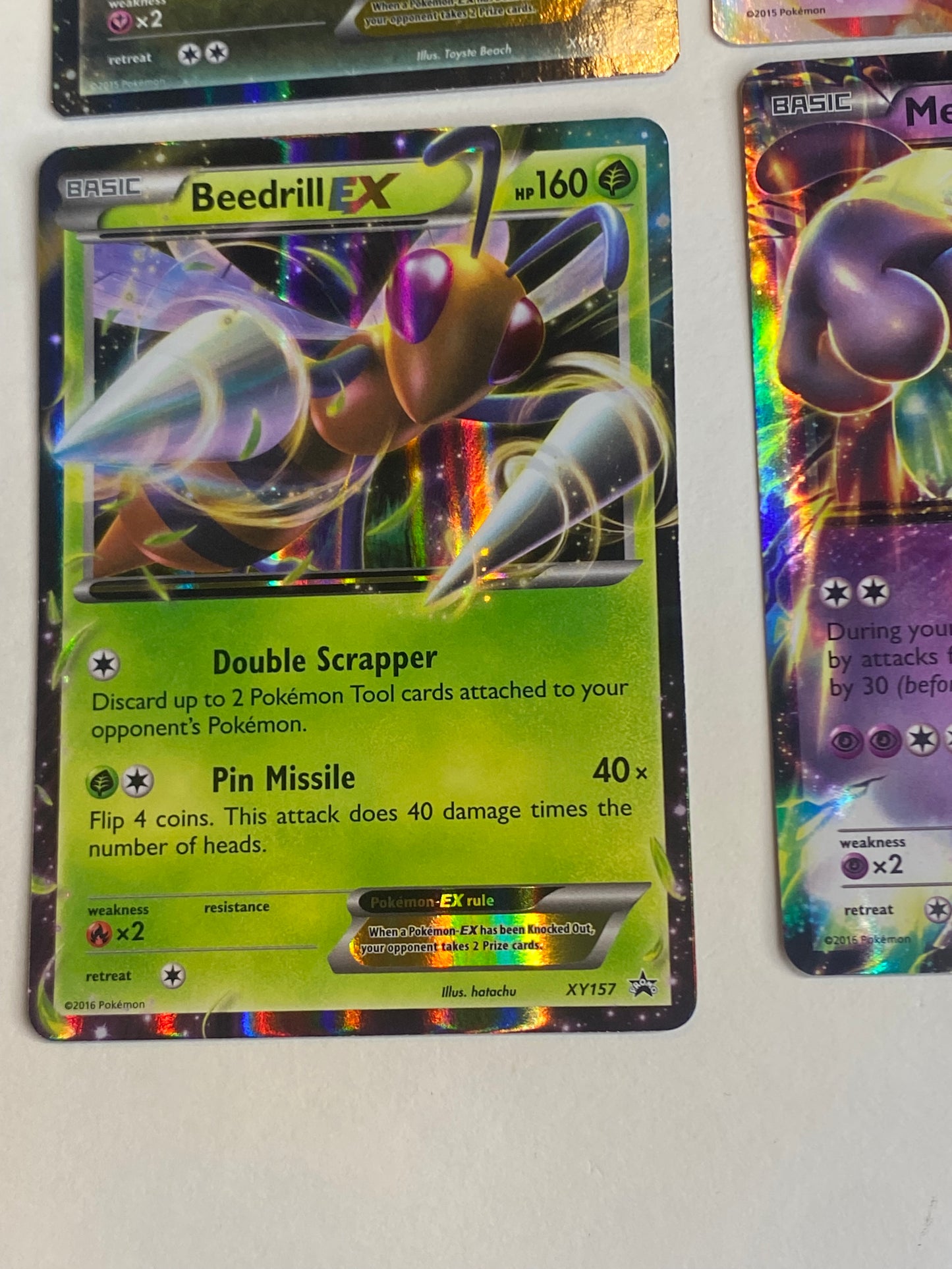 Pokemon TCG Card Lot - 7 Cards - XY Promo - EX Holographic - Nearmint to Light Play