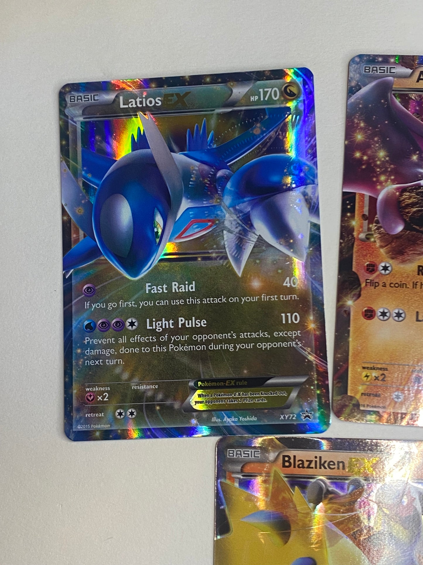 Pokemon TCG Card Lot - 7 Cards - XY Promo - EX Holographic - Nearmint to Light Play