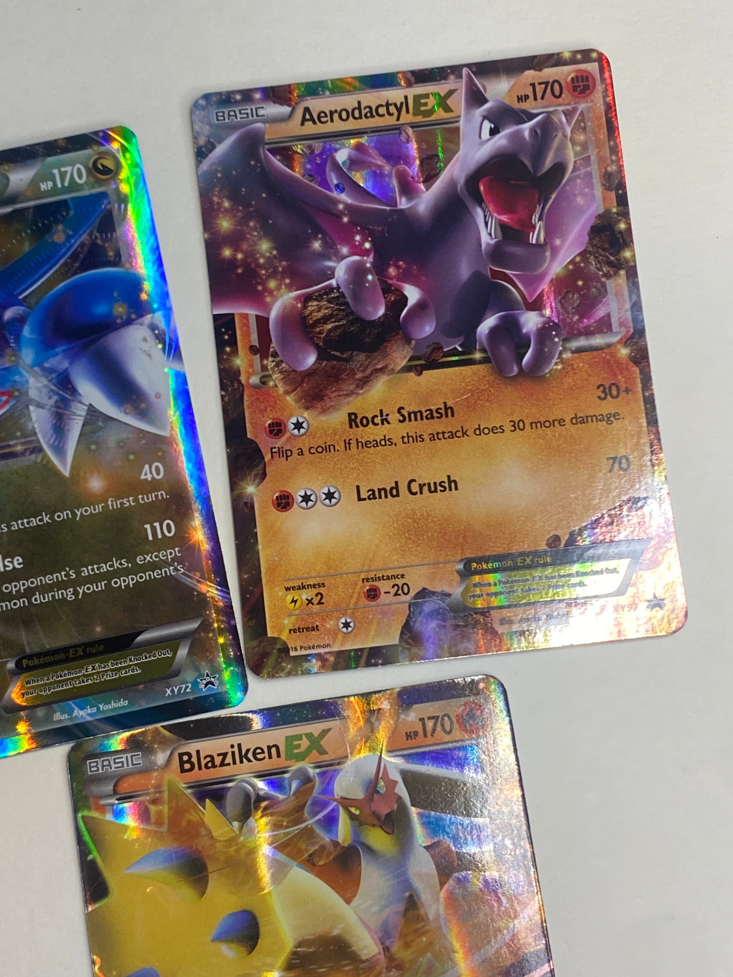 Pokemon TCG Card Lot - 7 Cards - XY Promo - EX Holographic - Nearmint to Light Play