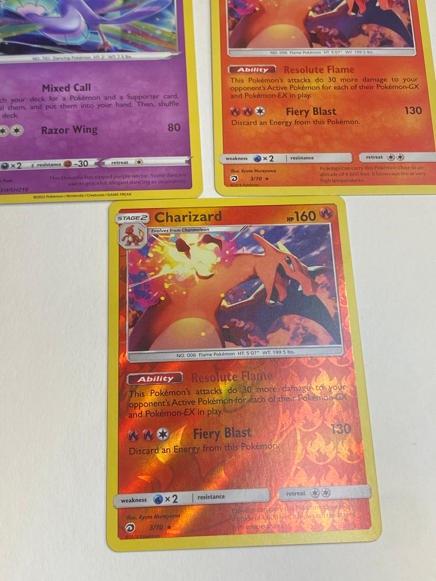 Pokemon TCG Card Lot - 6 Cards - Dragon Majesty, SWSH Promo, Silver Tempest (Cosmos Holo) - Nearmint to Light Play