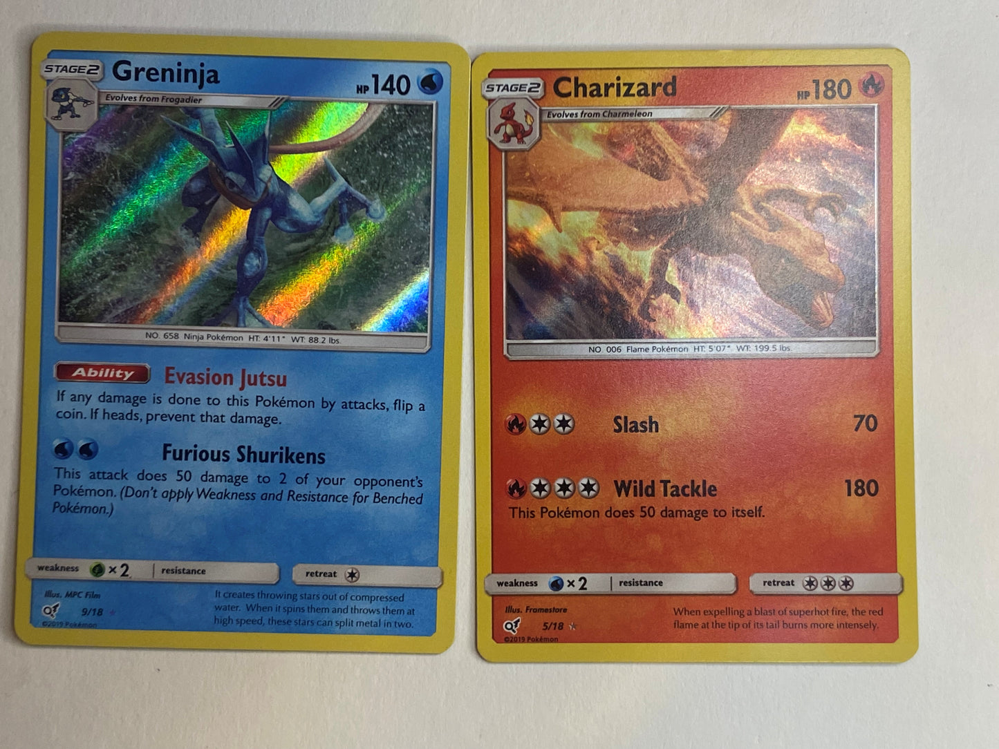 Pokemon TCG - Card Lot 5 Cards - Detective Pikachu - Nearmint