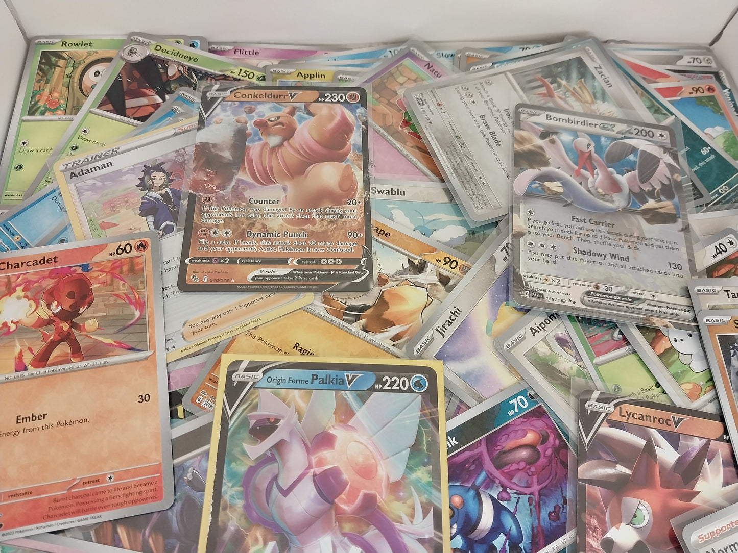 Pokémon: Bulk Lot - 4 EX/V/VSTAR - 50 Reverse Holofoils - Rares, Commons, Foils, English Only