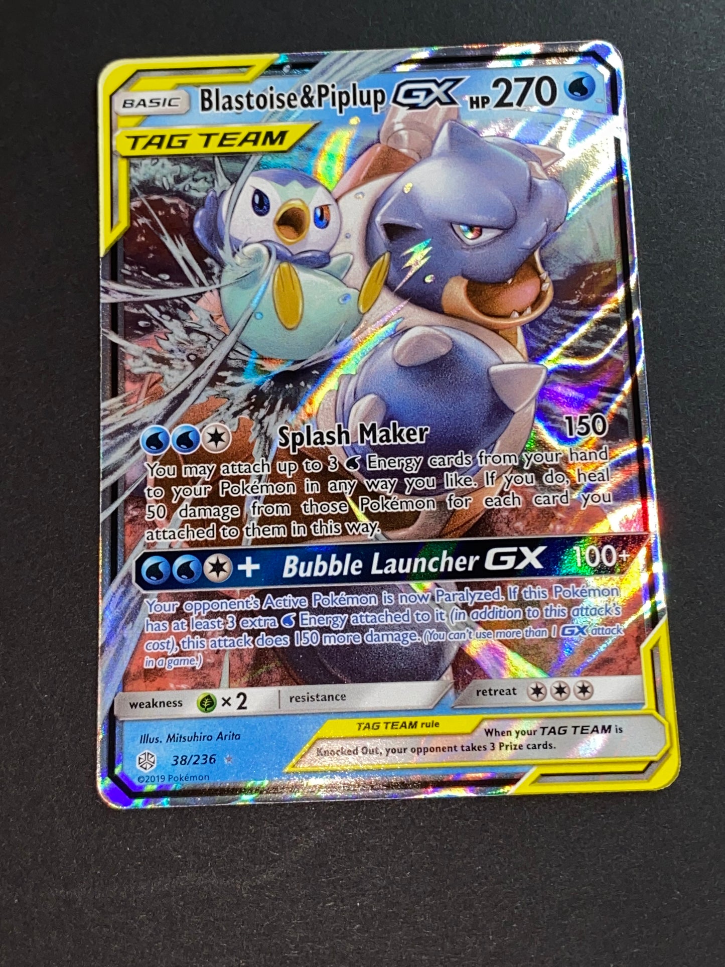 Blastoise & Piplup Gx