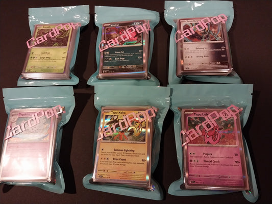 Pokémon: Booster Bundle Bulk Lot Repack - English Only - Rares, Foils, Holofoils 60 Cards