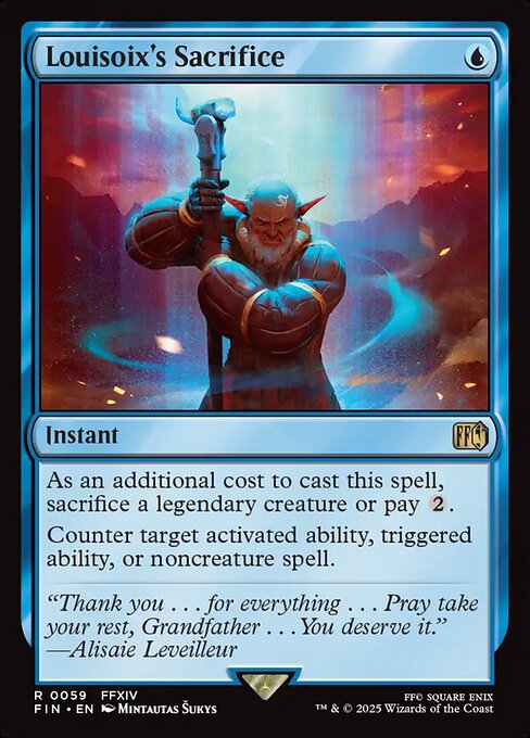 Louisoix'S Sacrifice