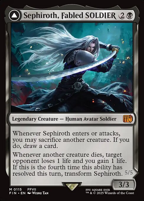 Sephiroth, Fabled Soldier