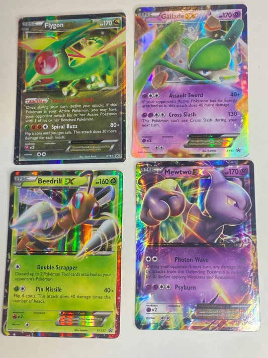 Pokemon TCG Card Lot - 7 Cards - XY Promo - EX Holographic - Nearmint to Light Play